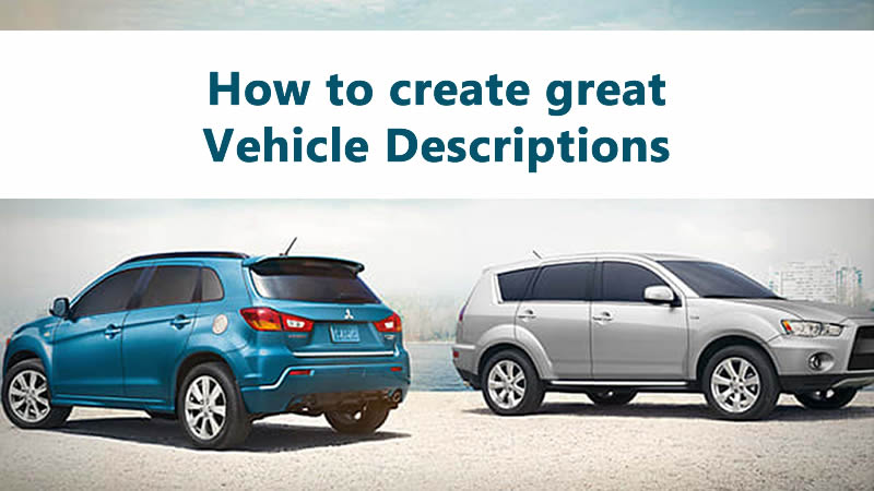 creating the perfect vehicle listing